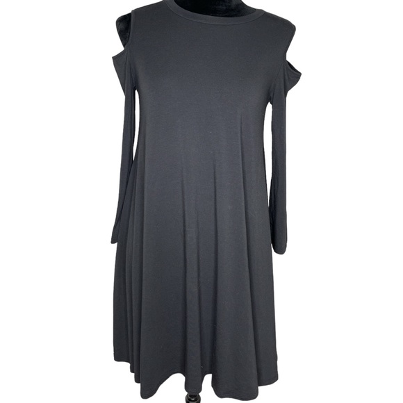 🏷️🏷️ Bundle 2/$12 or 3/$15🏷️🏷️ Topshop Long Sleeve Cold Shoulder Dress 4 - Picture 1 of 13